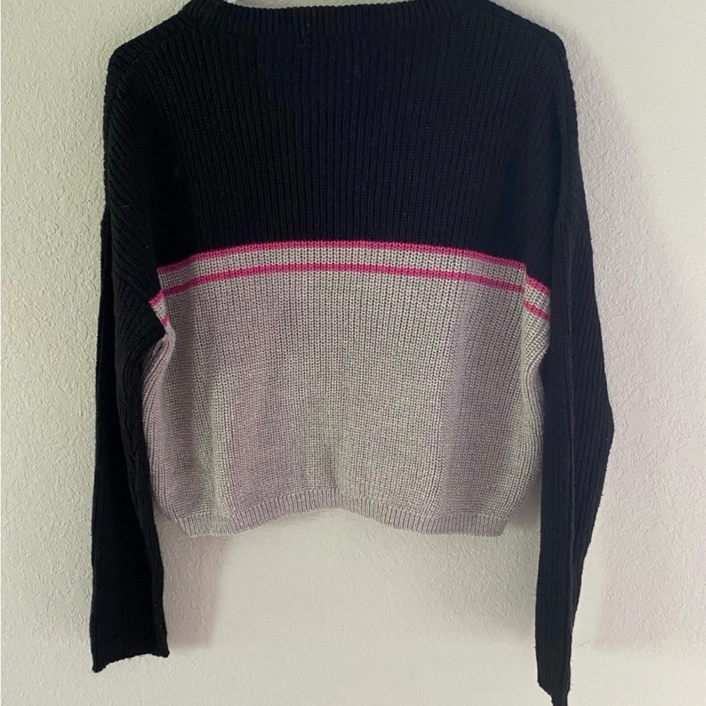 Pull & Bear Striped Knit‎ Sweater Preppy Streetwear Academia Normcore Minimal - Picture 4 of 4